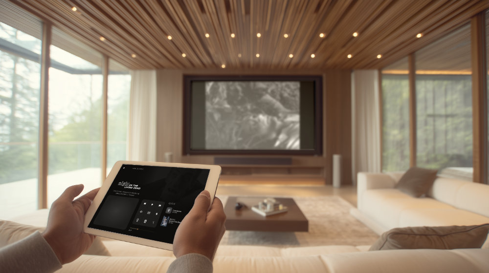 Majestic remote — control your collection from anywhere in the room